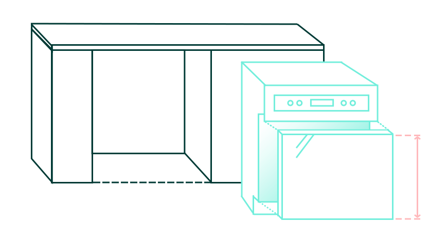 Lave-vaisselle encastrable simple