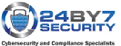 Logo for 24BY7 Security, cybersecurity and compliance specialists.