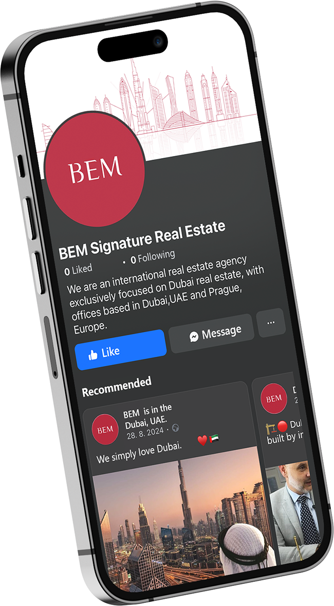 Mobil s Dubai Reality účtem