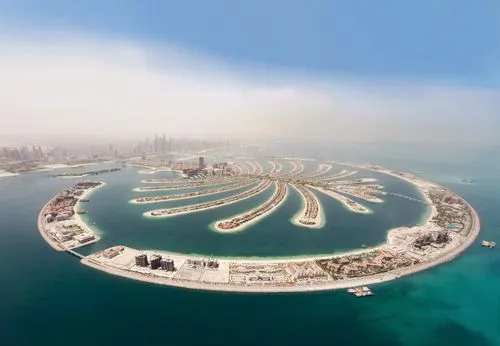 Město Dubai z vrchu