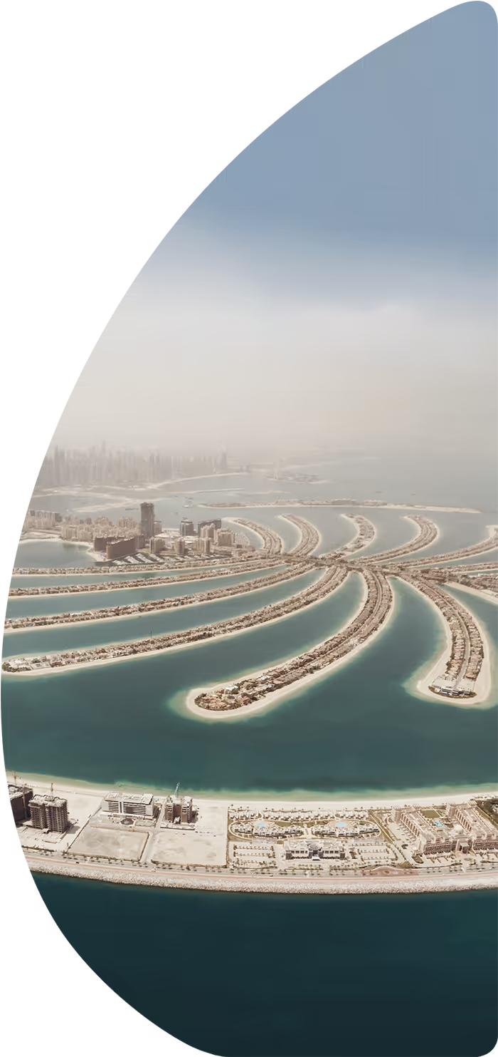 Město Dubai z vrchu