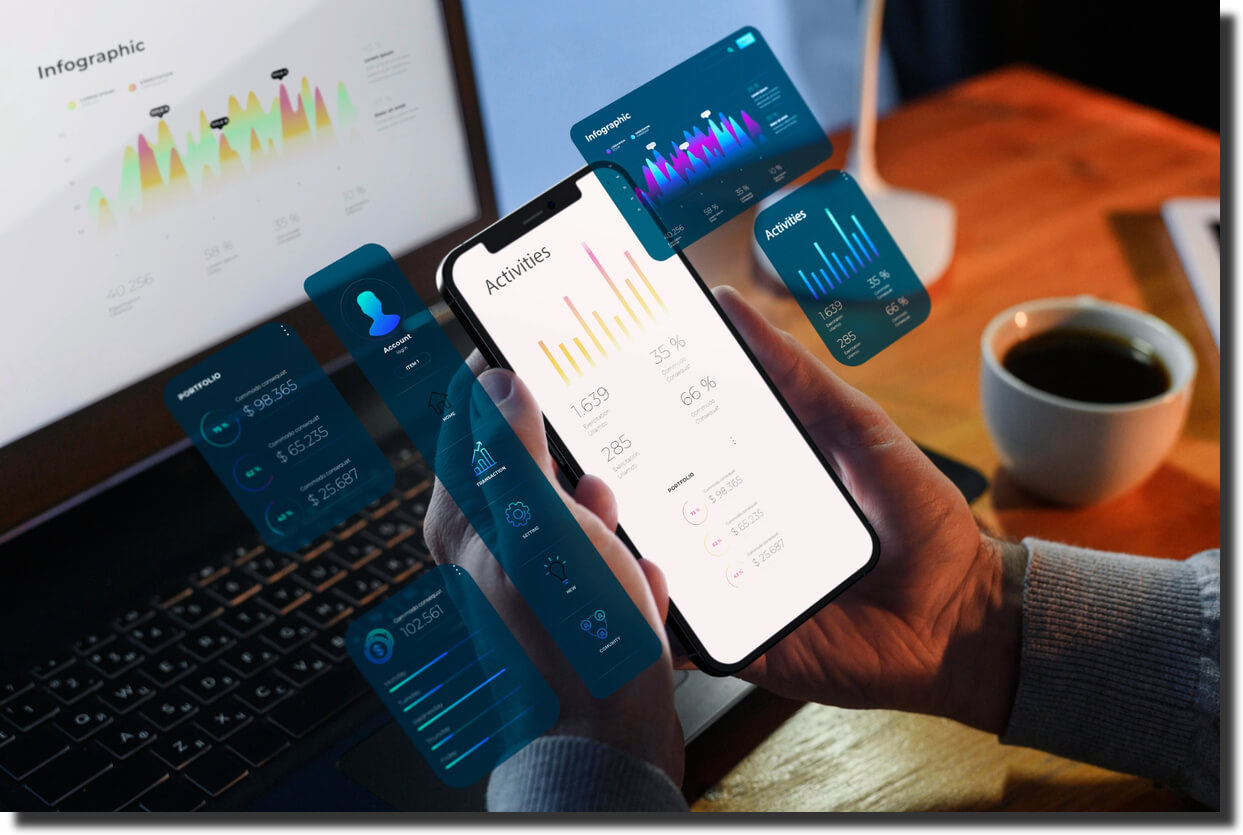 Representation of user experience and interface design.