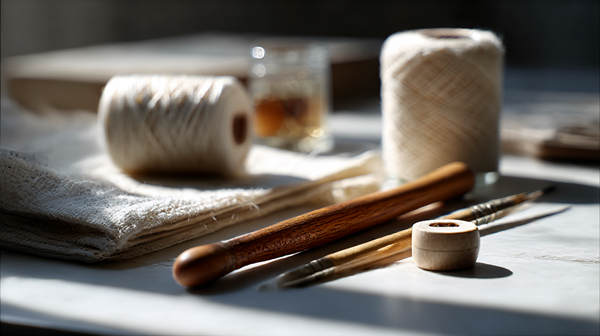 image of detailed embroidery work for a tailors & alteration shop