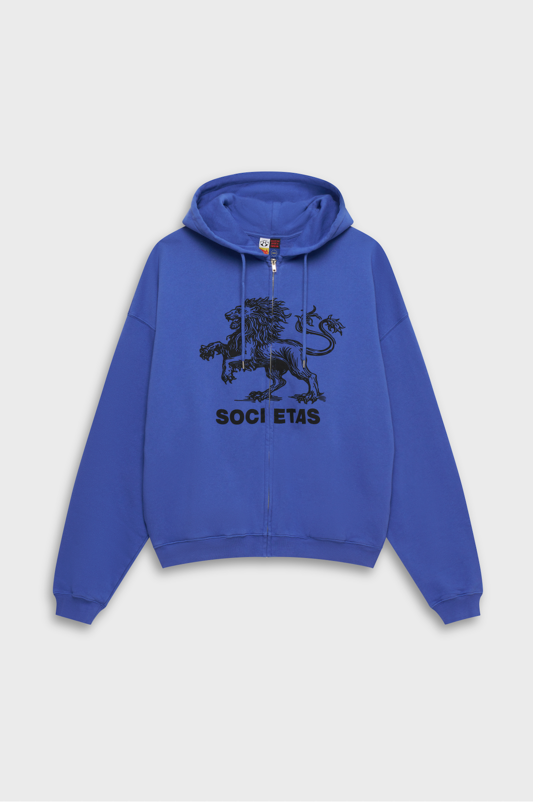 LION ZIP HOODIE - COBALT BLUE