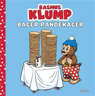 Bog med titel rasmus klump bager pandekager