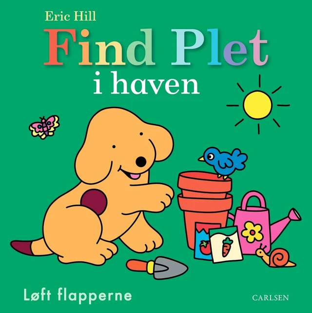 Bog med titel find plet i haven