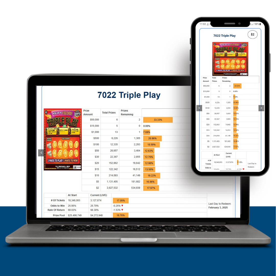 LottoPlays Ticket Scroll & Comparison sample image 