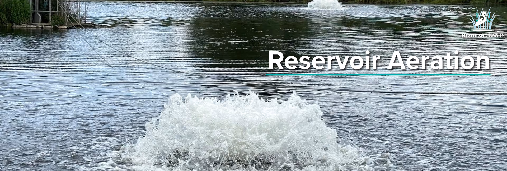 Reservoir Aeration Banner Heathland fountains and Aerators