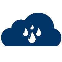 Flood control infographic icon for reservoir aeration heathland fountains and aerators