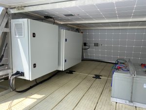 SolarAir Solar Powered Lake Aerator Designed and Installed for Ladygrove Lakes, Didcot