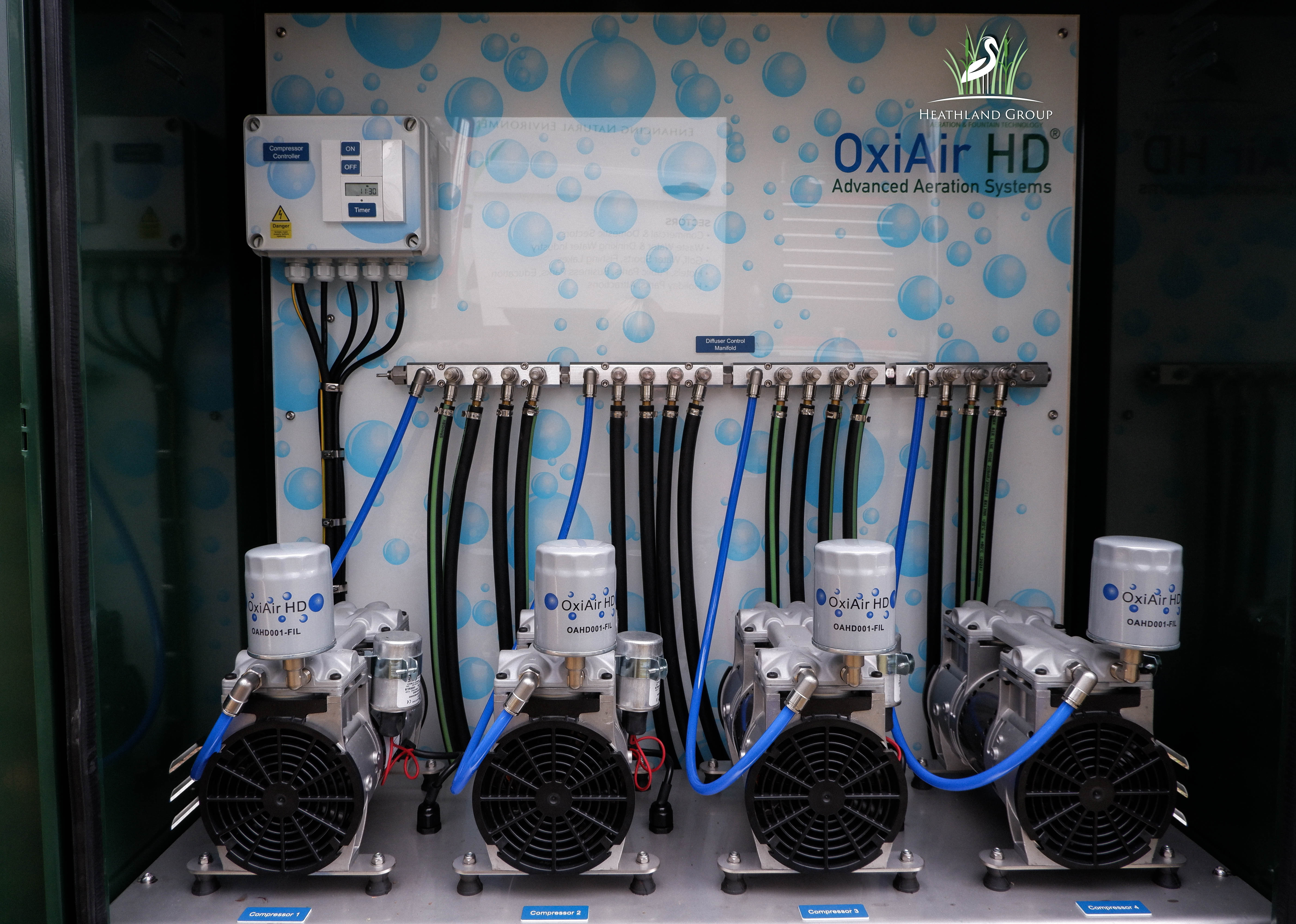 Center Parcs installation OxiAir HD water aeration system