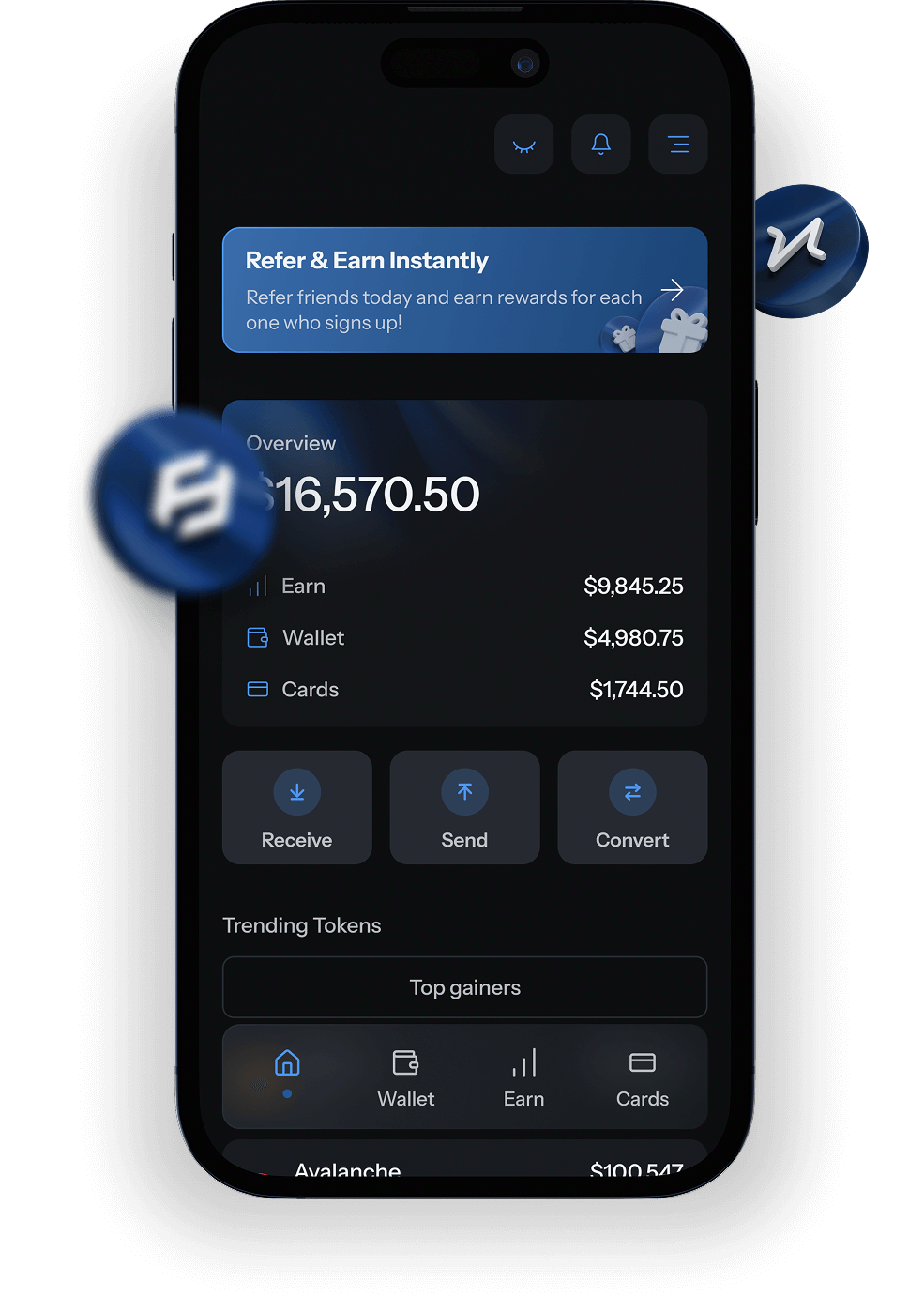 Mockup assets which emphasise Yields clarity