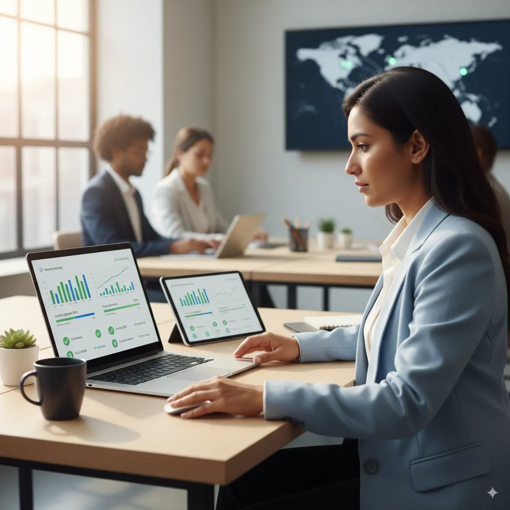 User uploading documents to begin simple sustainability tracking