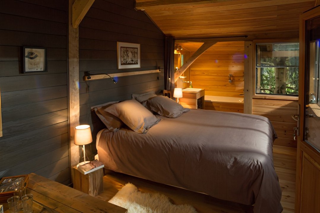 Photo de la Cabane Perchée Pays Basque, La Chambre