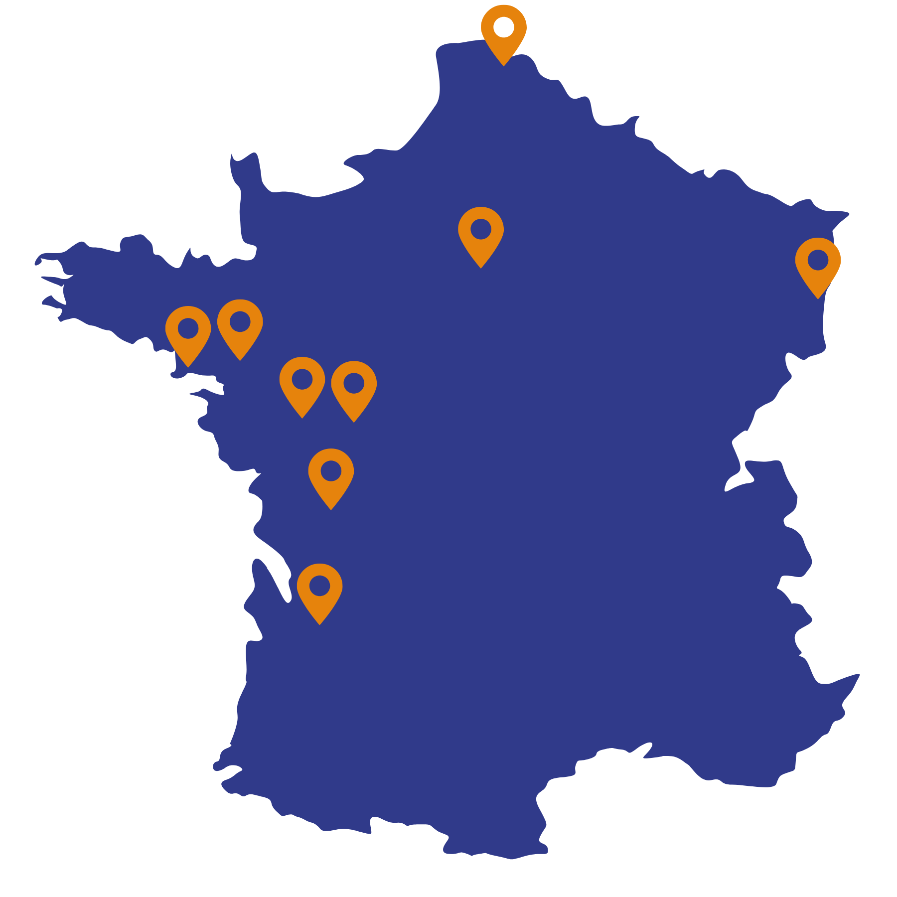 Répartition du réseau SATEP