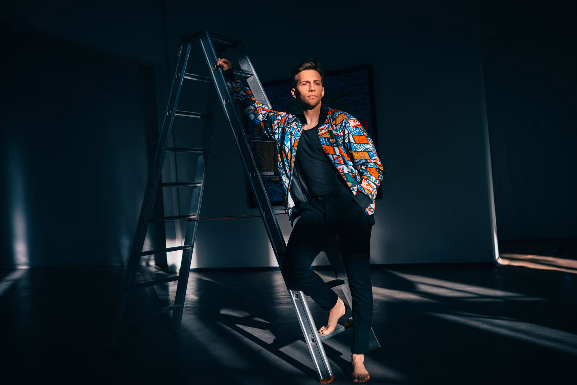 Eine kleine Portraitserie mit dynamischen Vibe für den Pianisten und Sänger Chris Meyers.