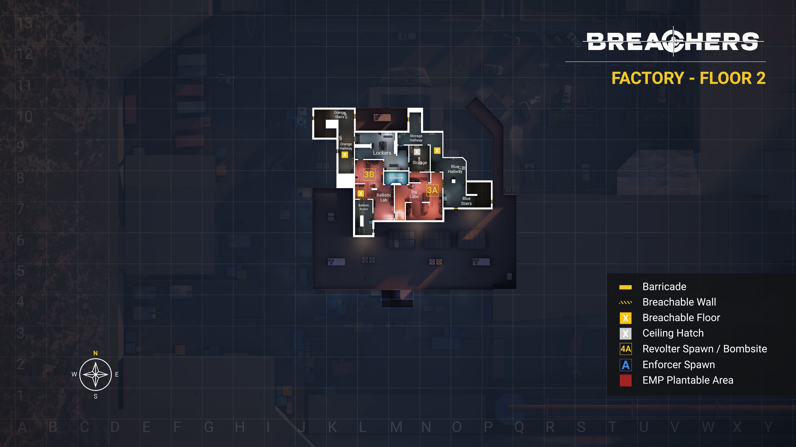 Breacher Factory Floor 2 map