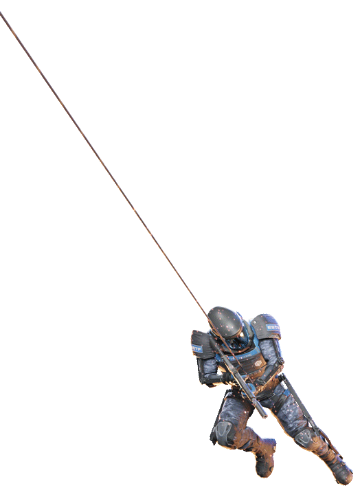 Breachers KeyArt Rappel Day Guy Left