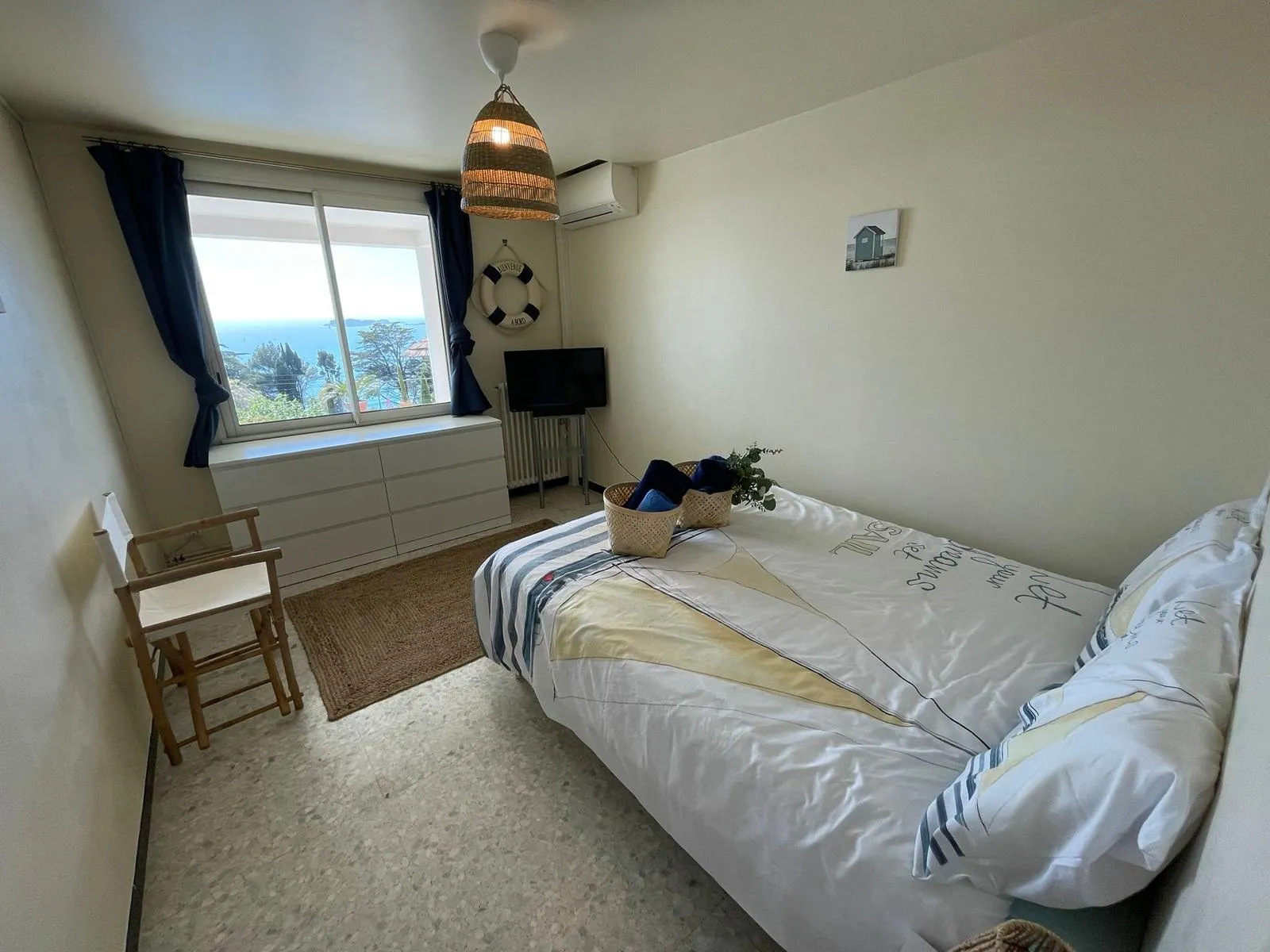 Chambre de la villa "Les Jardins Secrets" à Sanary-sur-mer. 