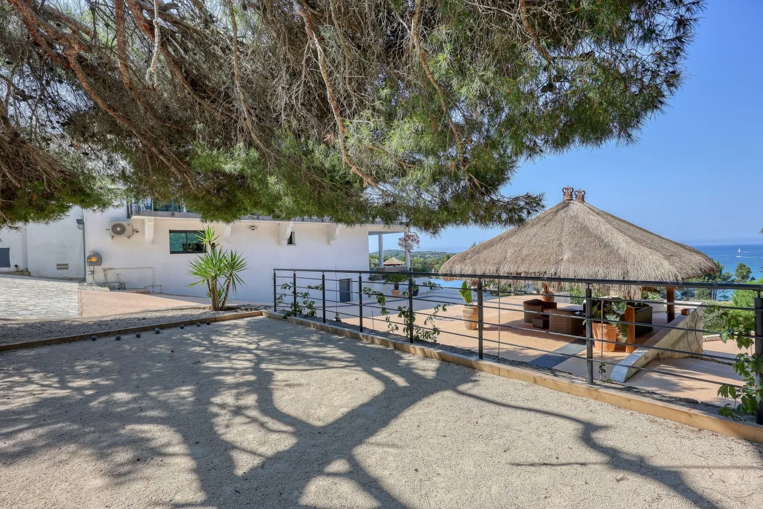 Boulodrome privé.