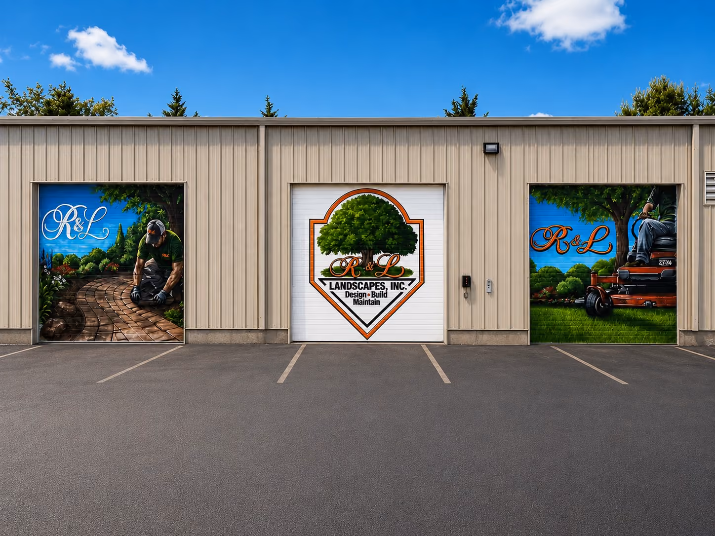 R&L Landscapes building facade