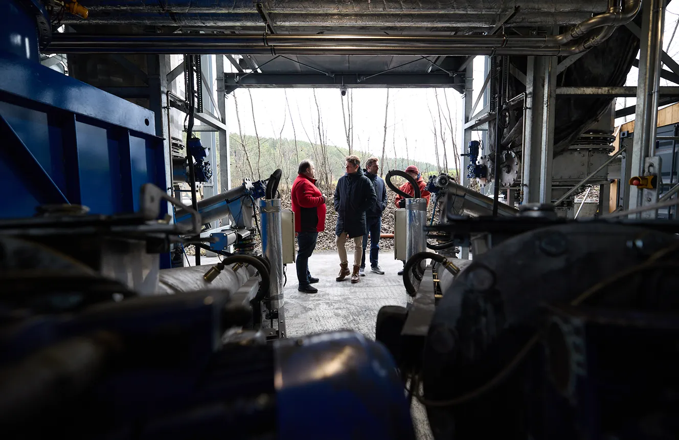 Technologieanlage für nachhaltige Energieproduktion