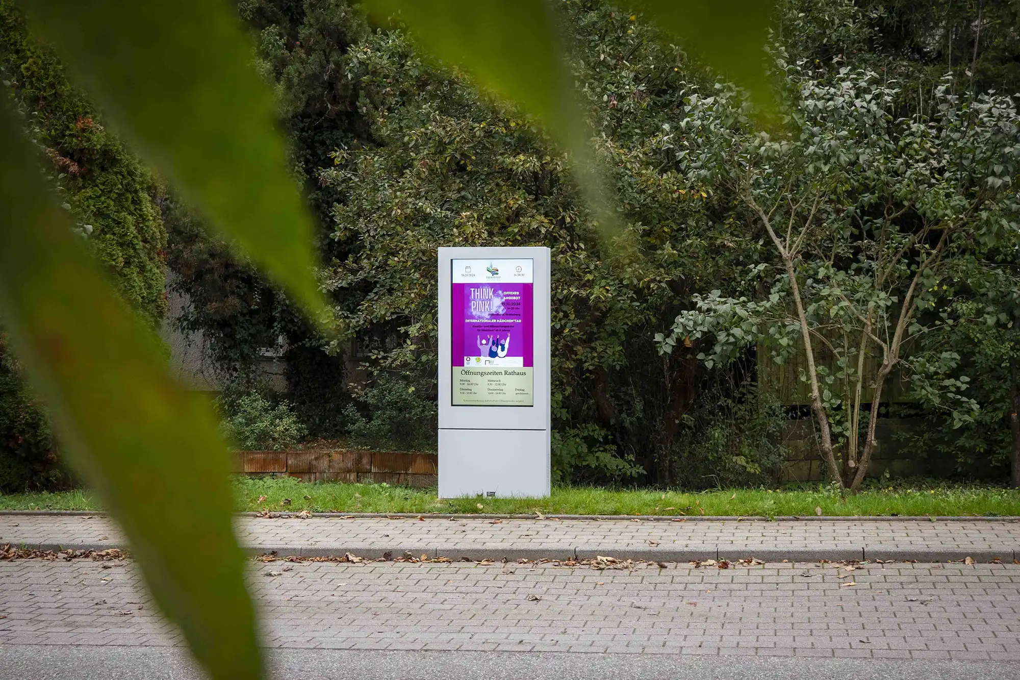 Outdoor-Informationsstele für Eberstadt: Funktion trifft Design