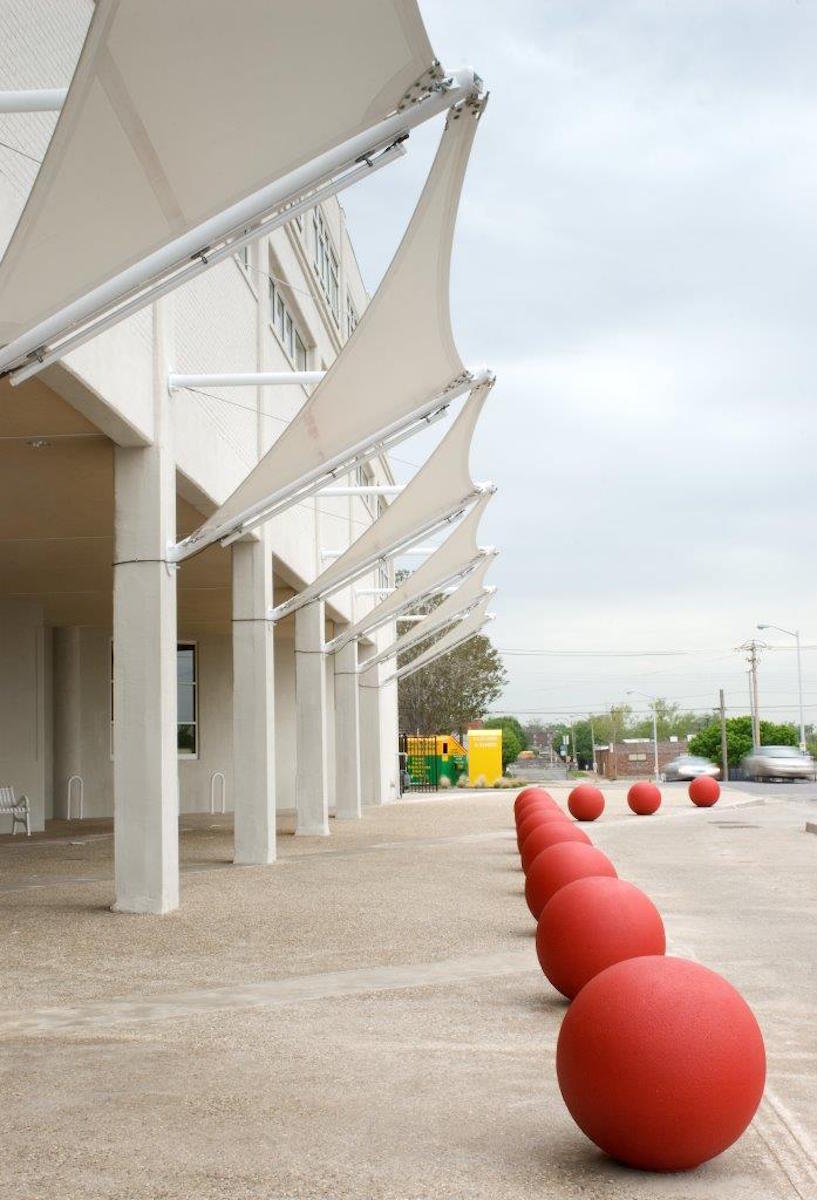 Another angle showing how the facades provide a shading element.