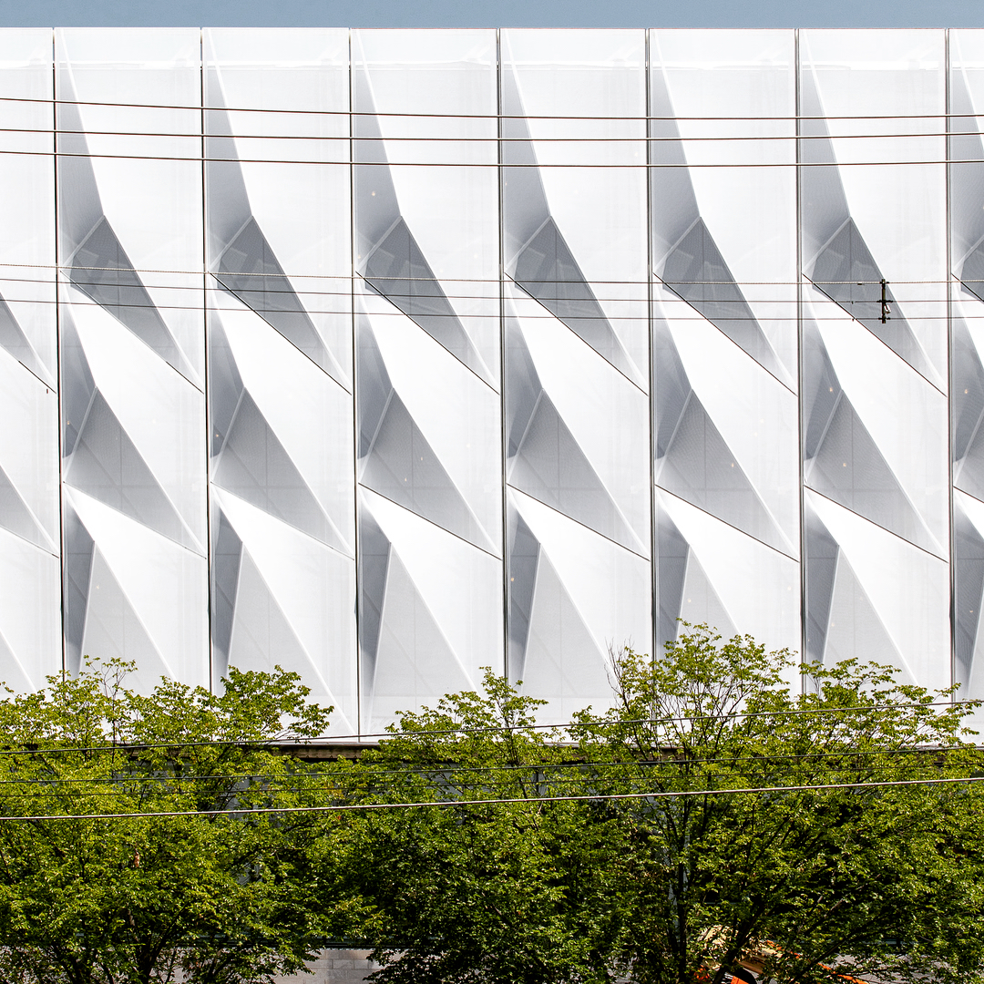 A rendering that better shows how the swooping texture works.