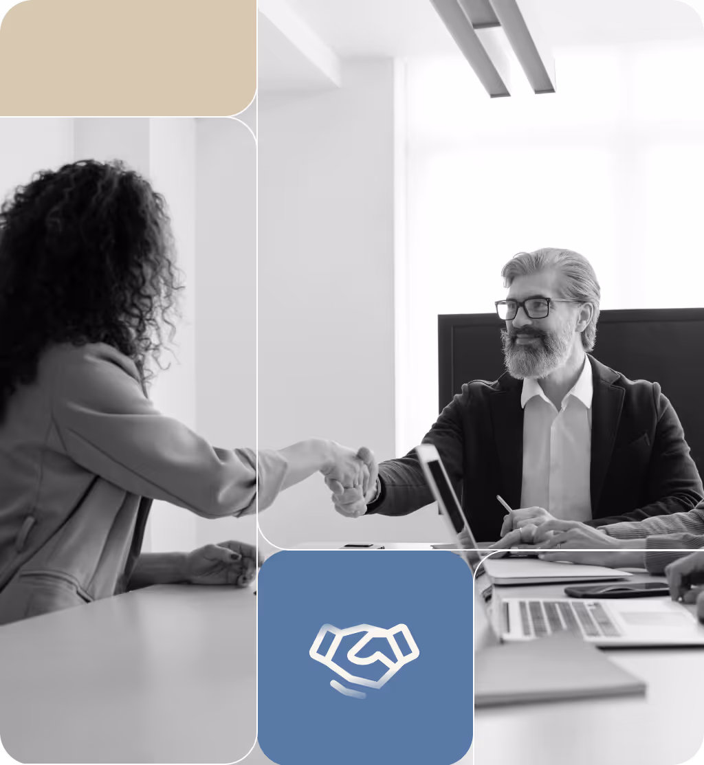 image of two people shaking hands