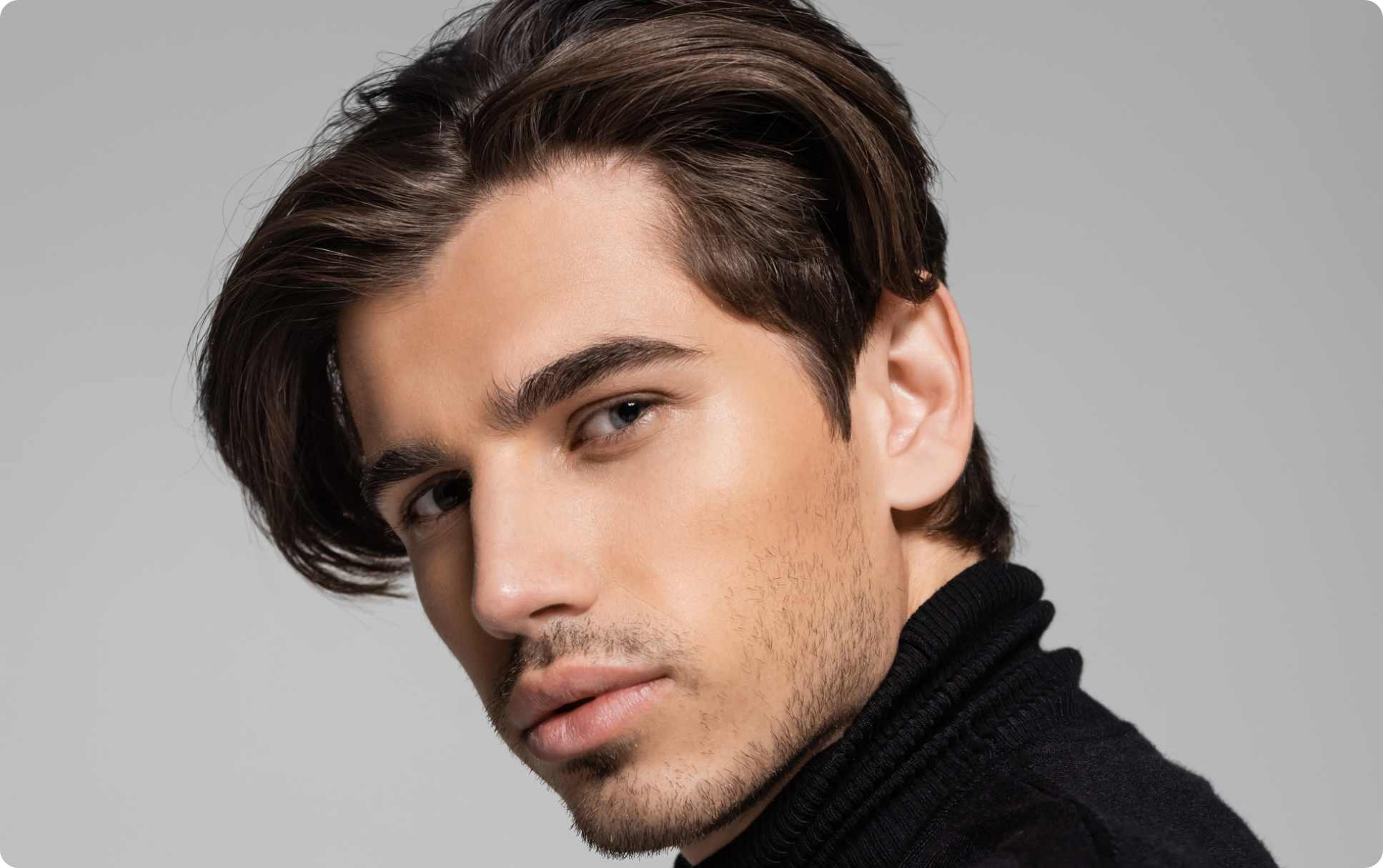 Man with strong hairline from PRP treatment | Better Med Spa Lincoln Park