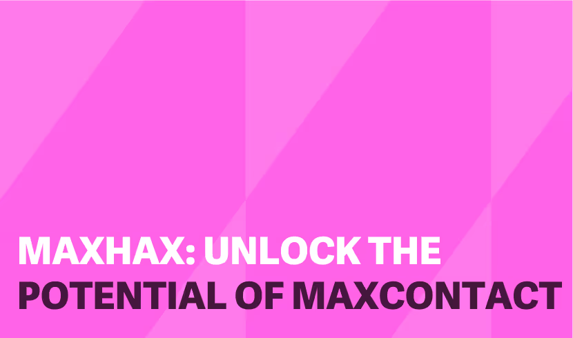 MaxHax: Unlocking the full potential of MaxContact