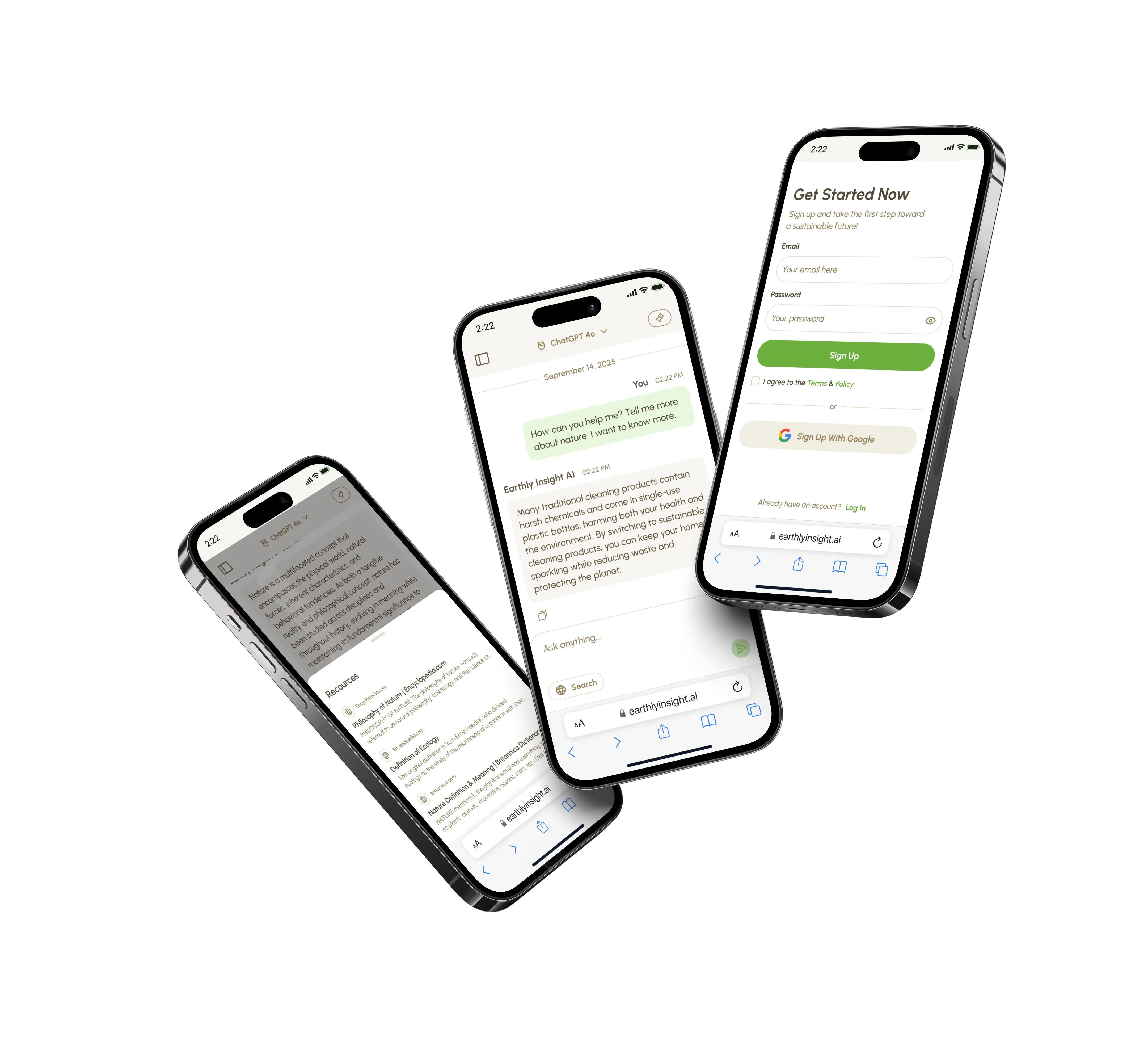 Mockups phone main screen