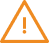 Orange triangular warning sign with an exclamation mark inside.