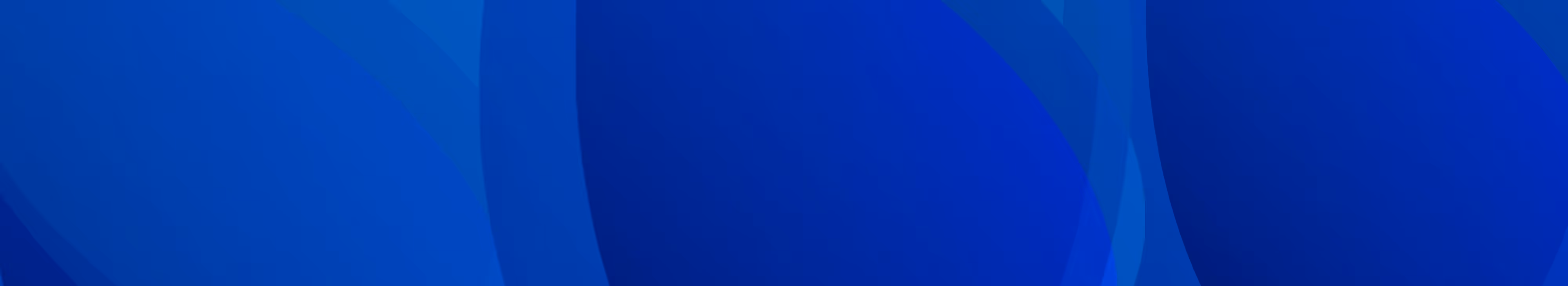 Abstract background with overlapping blue curved shapes and gradients.