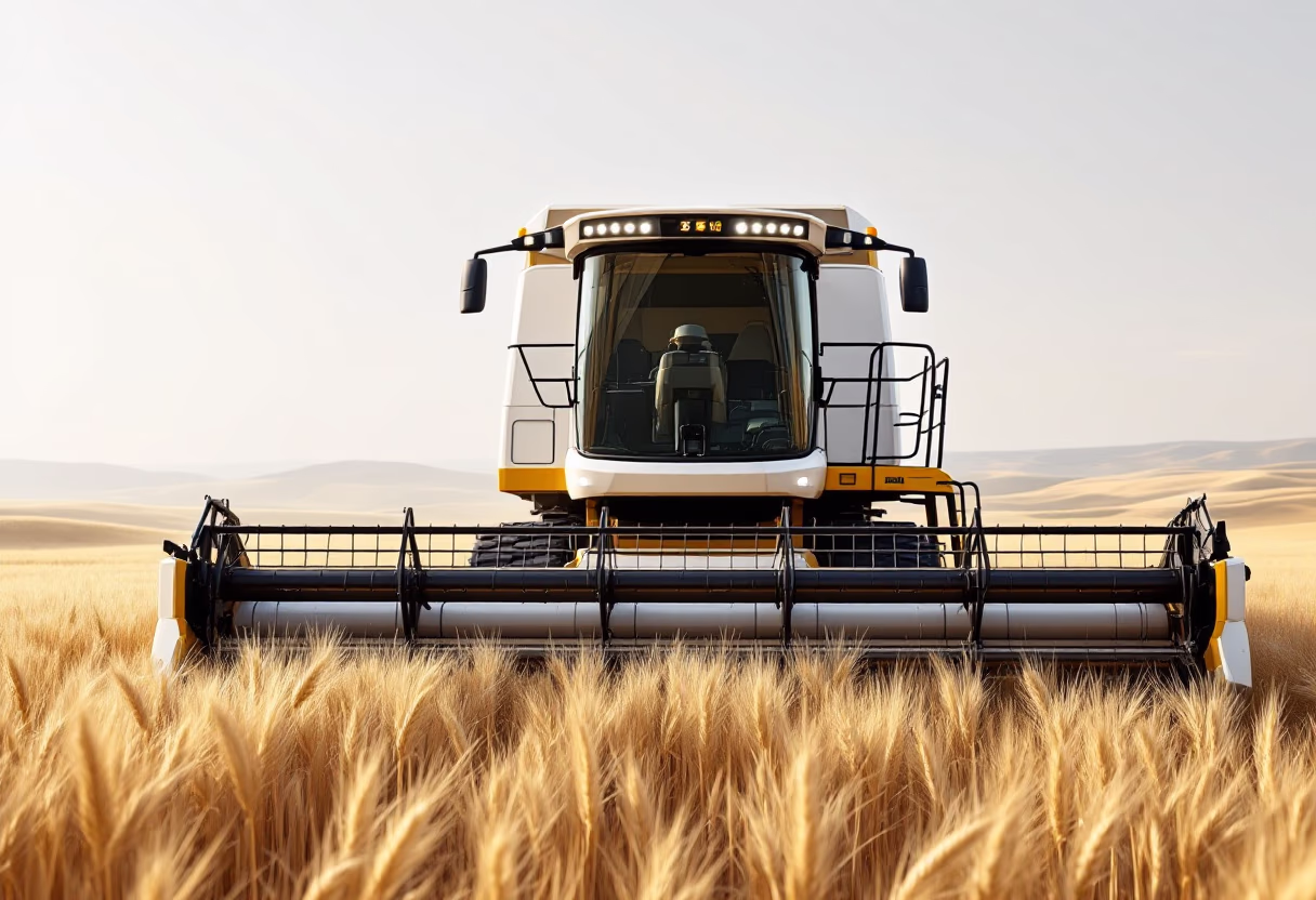 image of tractors in action
