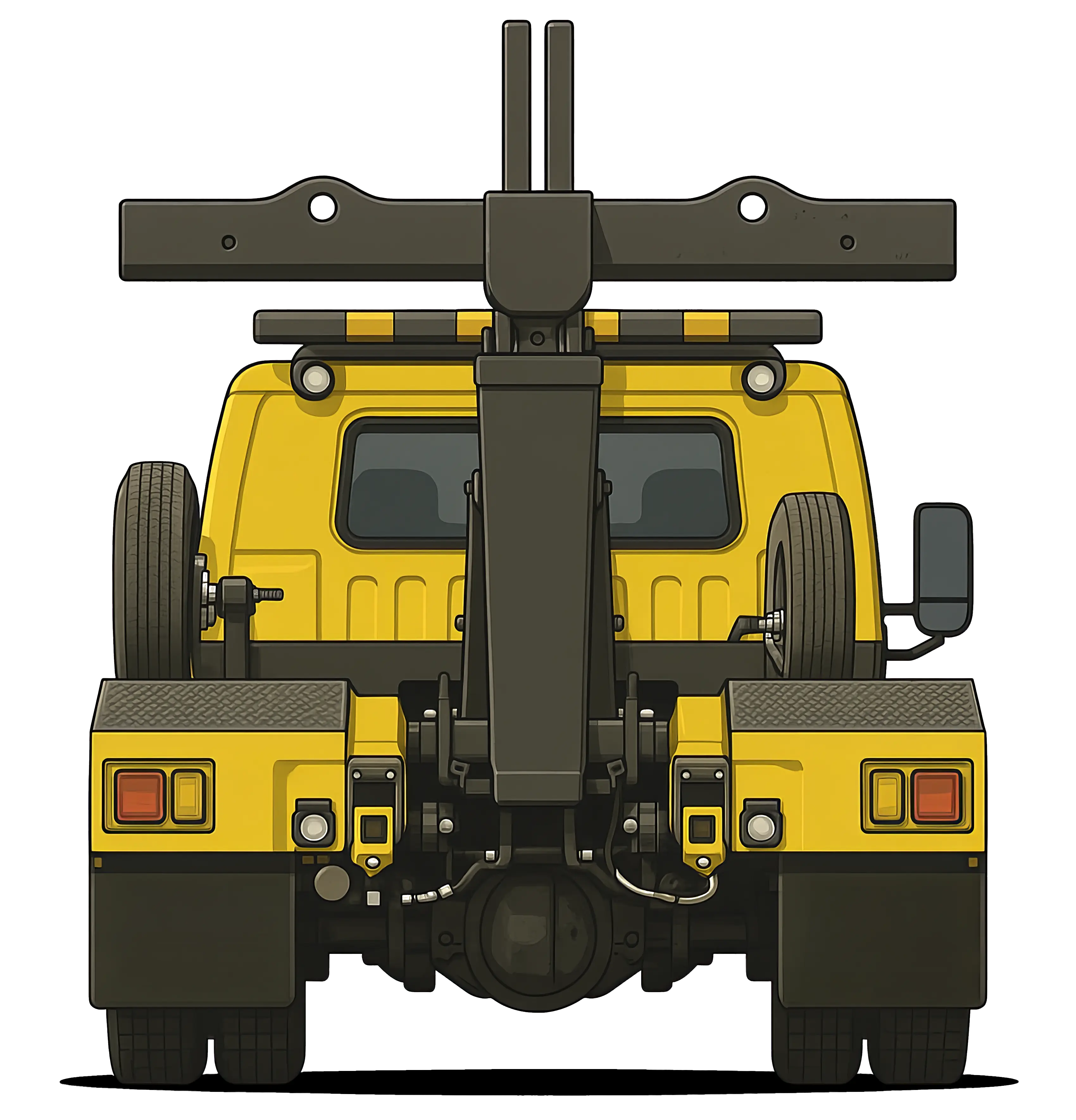 tow truck illustration