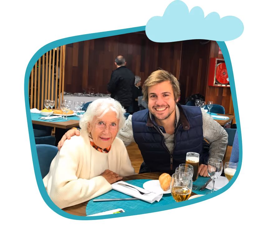 Alejandro y su abuela 