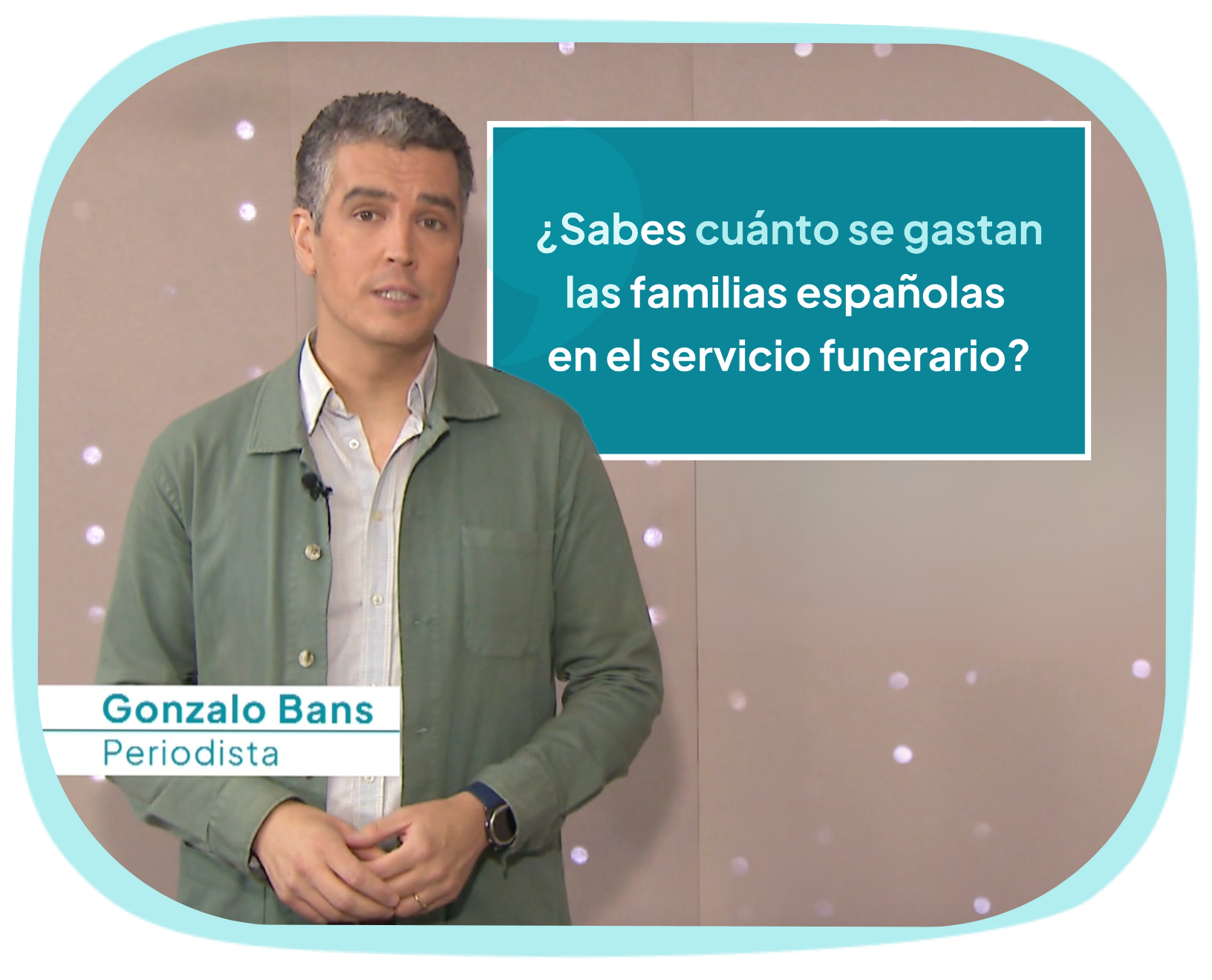 Entrevista de Pazy la funeraria digital en la televisión.