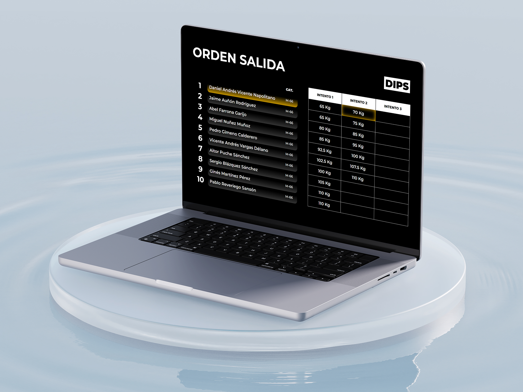 High quality mock up for slrank app, built for aesl.