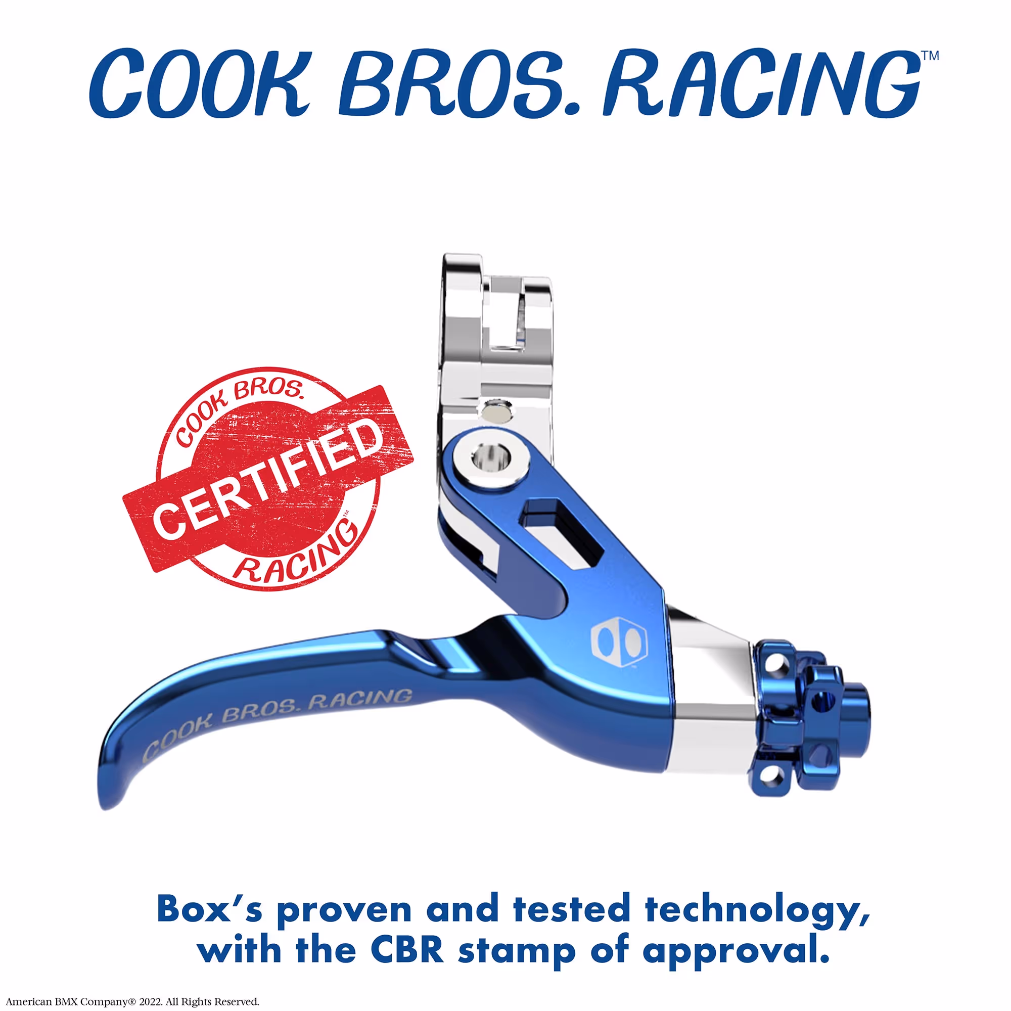 Anima humana graphic design with cgi for Cook Bros. Racing. Product CBR Box collab brake lever.