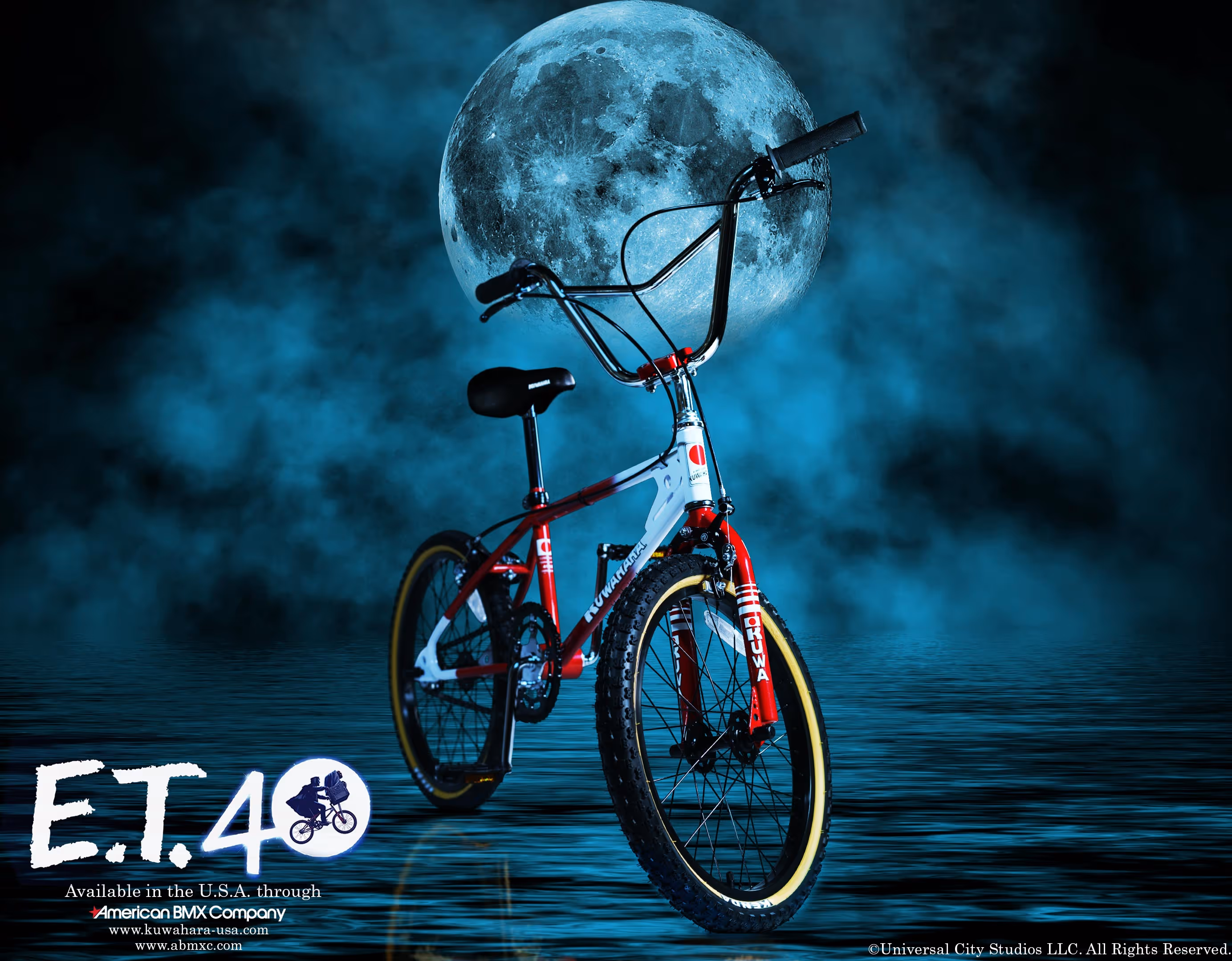 Anima Humana photography and graphic design for American BMX Company and Kuwahara USA. Product Kuwahara ET 40th.