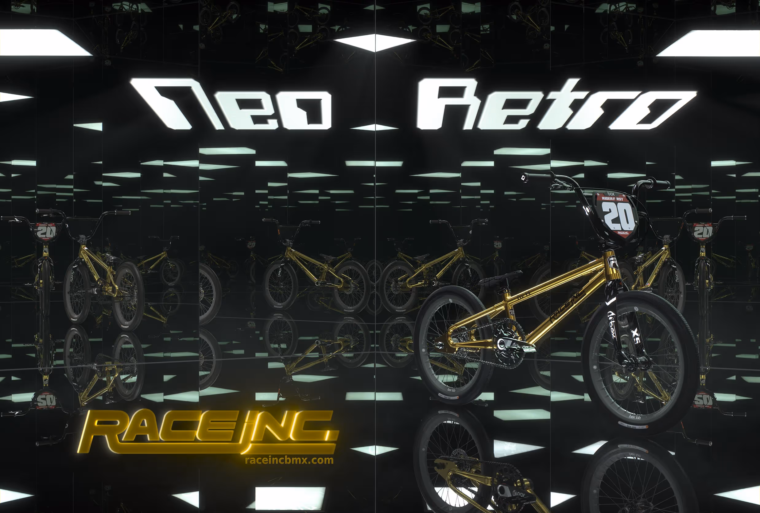 Anima Humana graphic design with cgi for Race Inc. Two page print ad and website. Product Neo Retro.