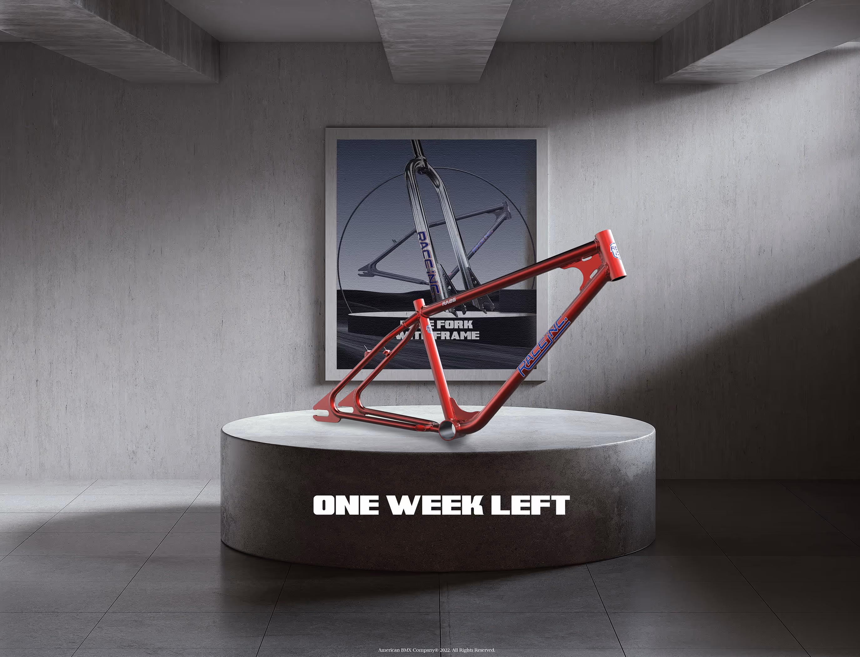 Anima Humana graphic design with cgi for social media. Ad is second in series and features the first ad of the series on the wall in the background.  