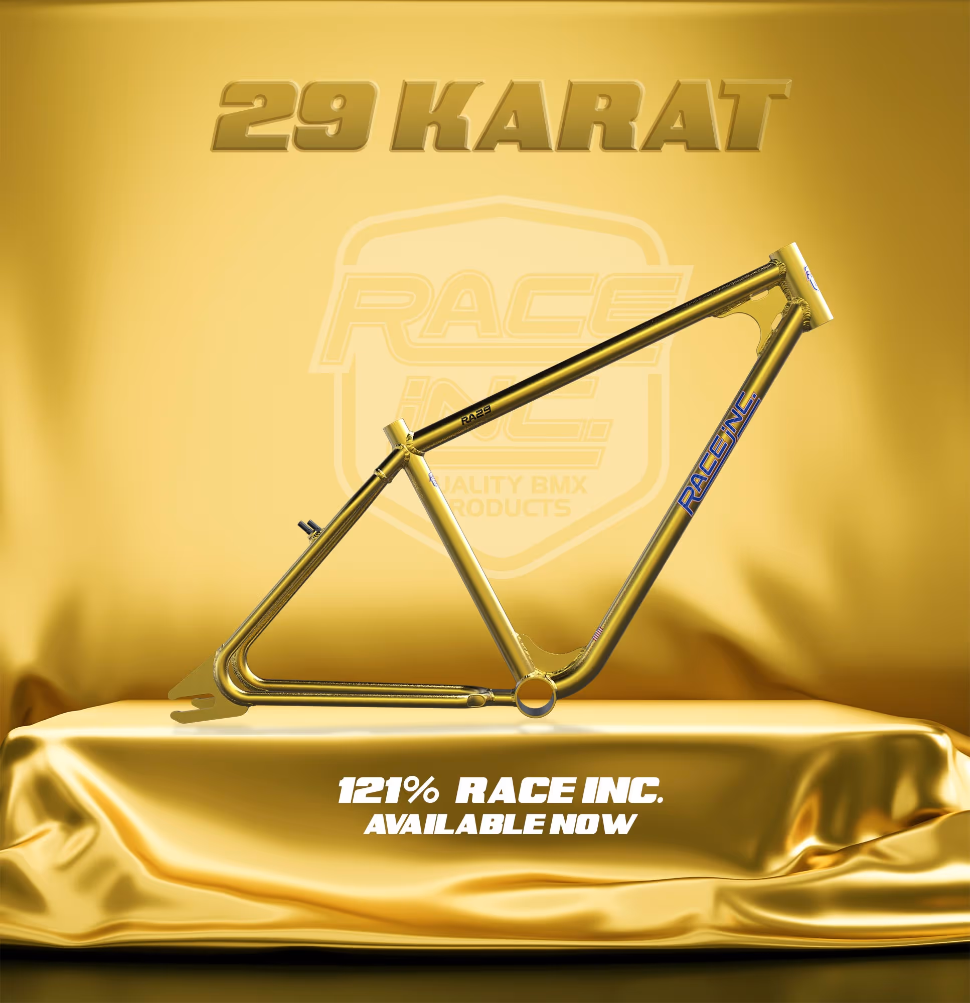 Anima Humana graphic design and cgi for Race Inc. Image introduced new colour way for product. 29 karat is a play on the wheel size of the product. Product RA-29.