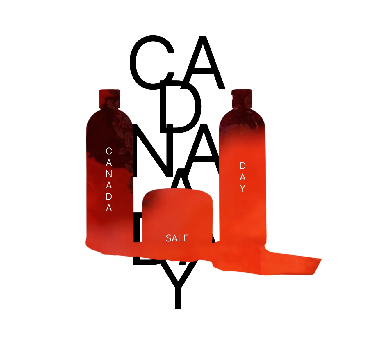 Anima Humana Graphic design for World Hair and Skin. Canada Day 2025 promo, image used for website and email marketing.