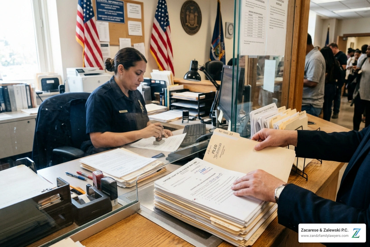 filing papers at court clerk window Central Islip Riverhead filing papers at court clerk window Central Islip Riverhead