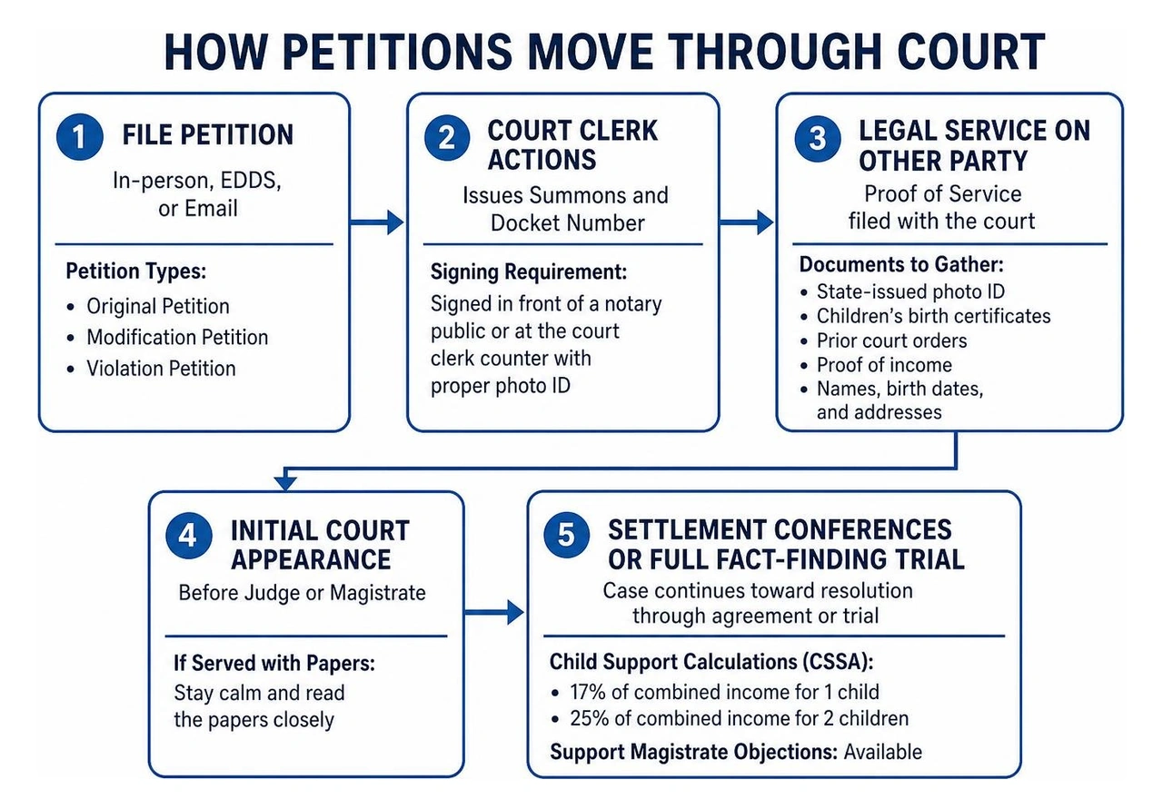 How Petitions Move Through Court