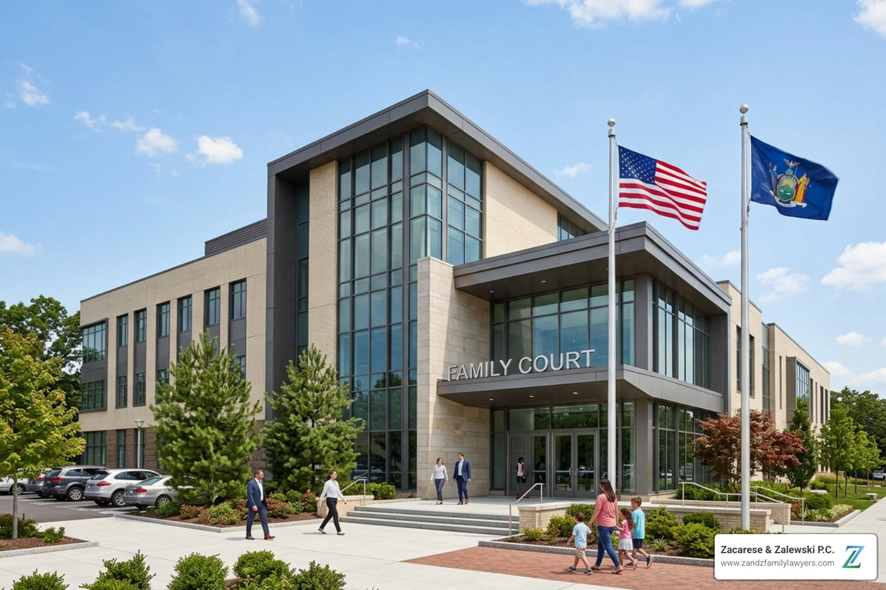Long Island Family Court building Long Island Family Court building