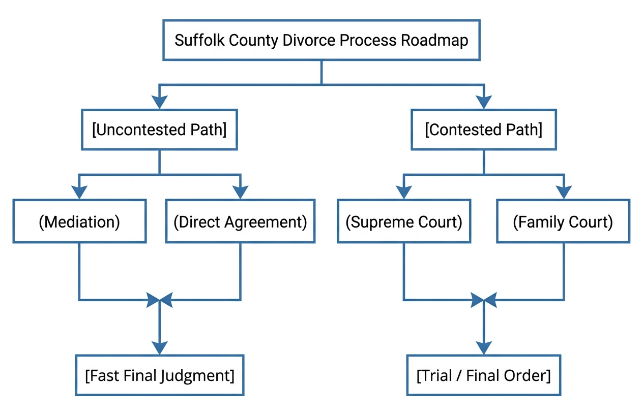 Suffolk County divorce process roadmap Suffolk County divorce process roadmap